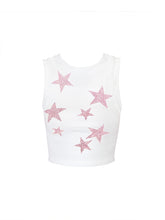 Load image into Gallery viewer, PINK STARS TANK TOP
