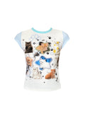 “LOVE ME ”KITTY TSHIRT