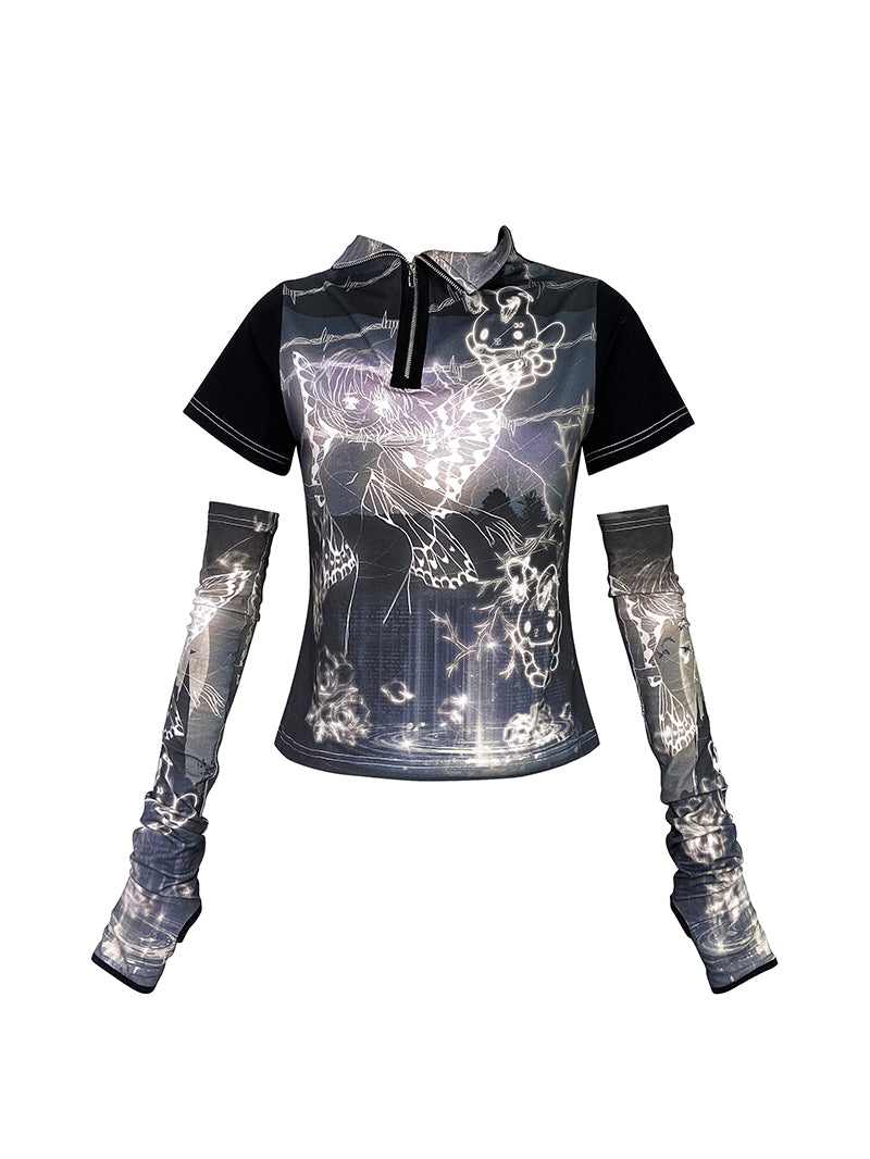 DREAM TSHIRT WITH ARM WARMER