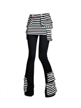 Load image into Gallery viewer, STRIPE TROUSERS-SKIRT
