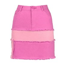 Load image into Gallery viewer, PINK DENIM SKIRT
