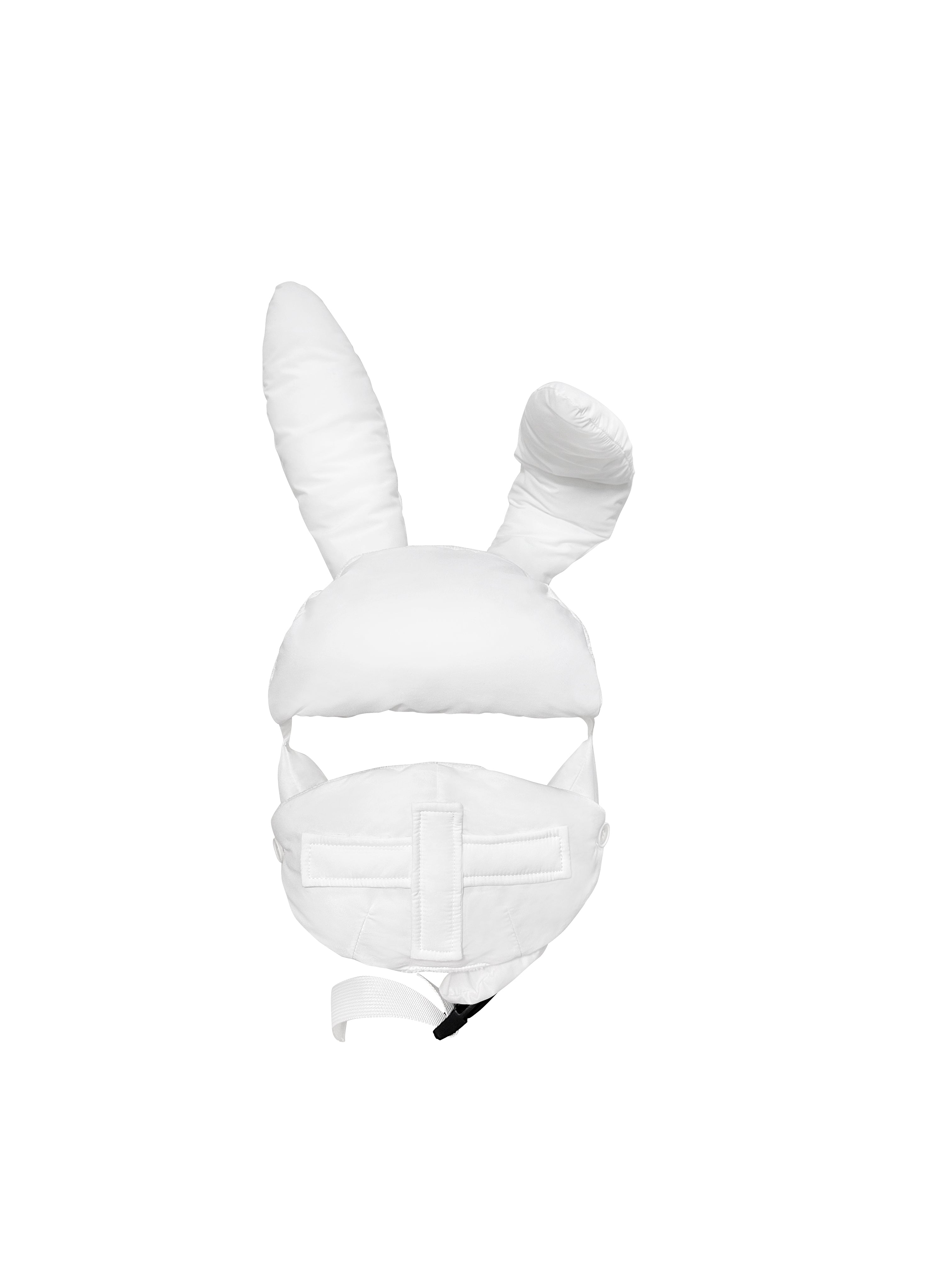 PUFFY RABBIT HAT
